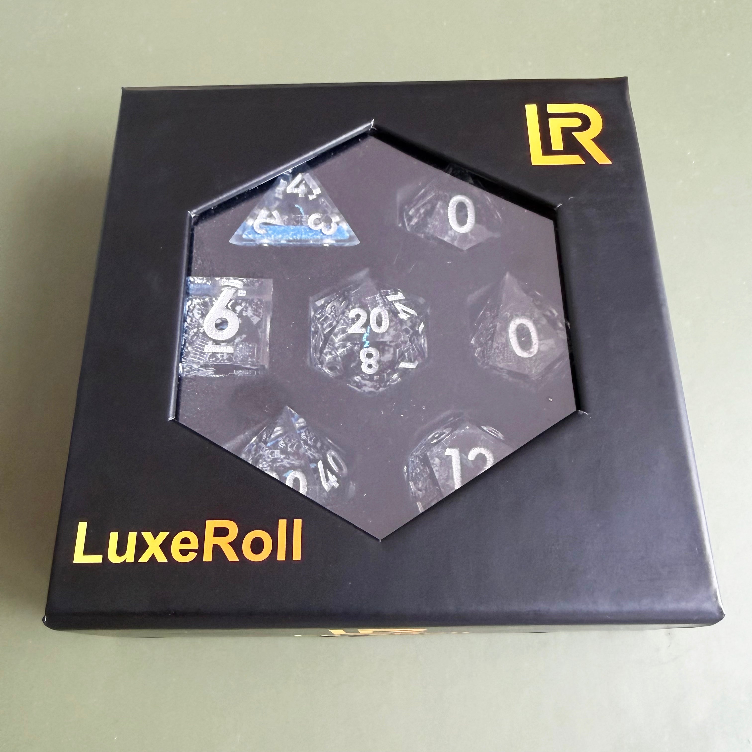 Urban Destruction City Scene Resin Dice Set 7pcs DND RPG Sharp Edge